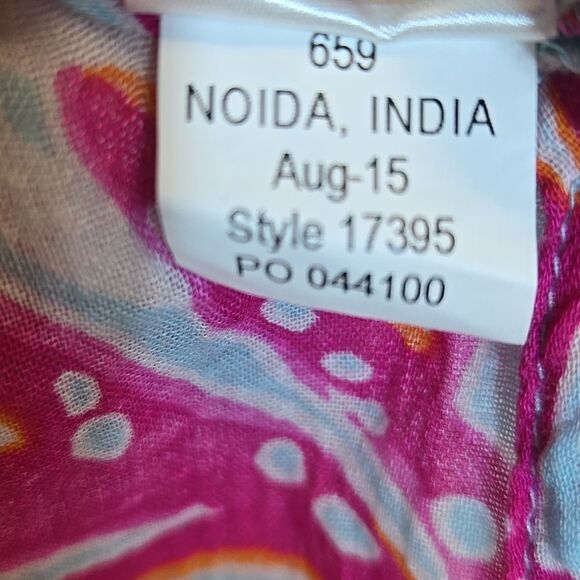 Lilly Pulitzer Luci V-Neck Cotton Tunic Size XXS Lightweight Vacation Coastal - Picture 15 of 16